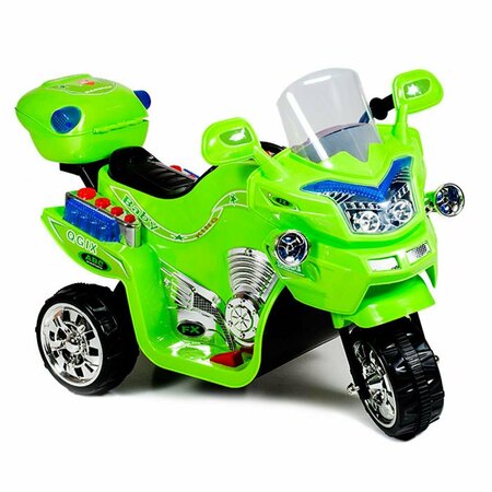 WHOLE-IN-ONE Ride on Toy 3 Wheel Motorcycle, Green WH3855329